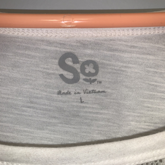 White Cropped Tee - Picture 3 of 3